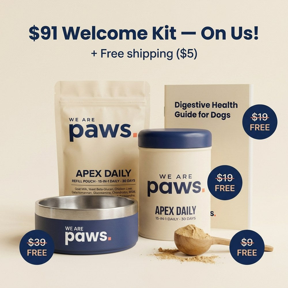 The APEX Daily welcome kit — tin, bowl and scoop