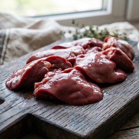 Chicken liver powder