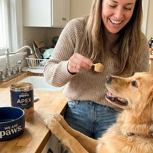 Happy customer dog